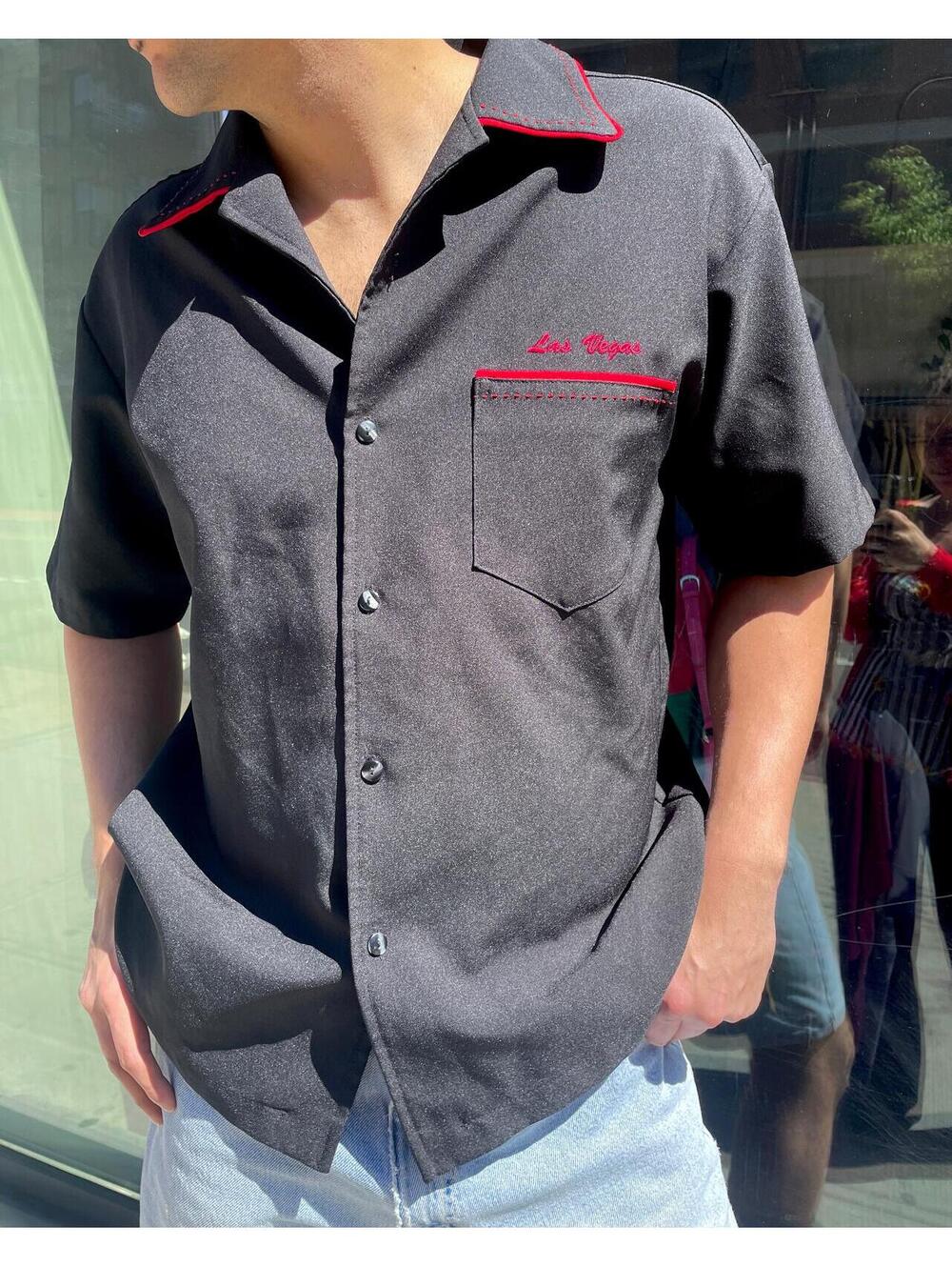 80s Vegas Bowling Shirt